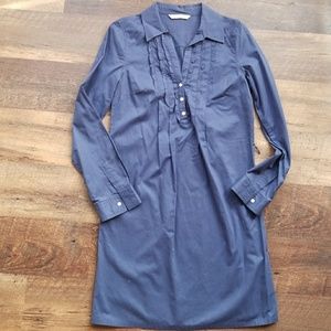 Old Navy Navy Blue Shirt Dress